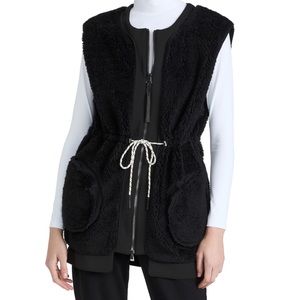 varley faux shearling vest